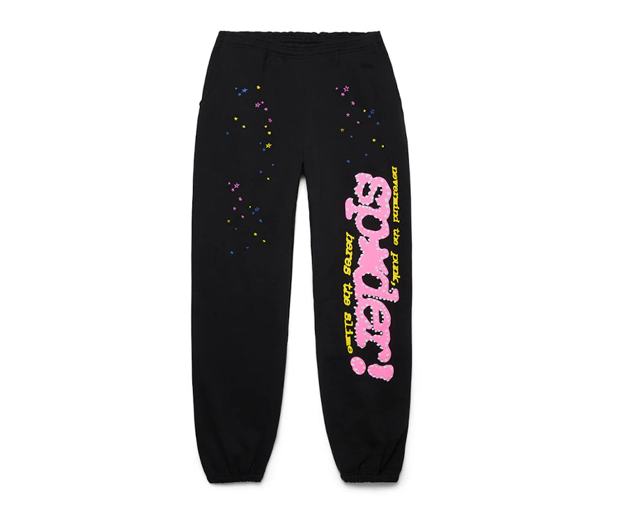 Sp5der P*NK V2 Sweatpant Black